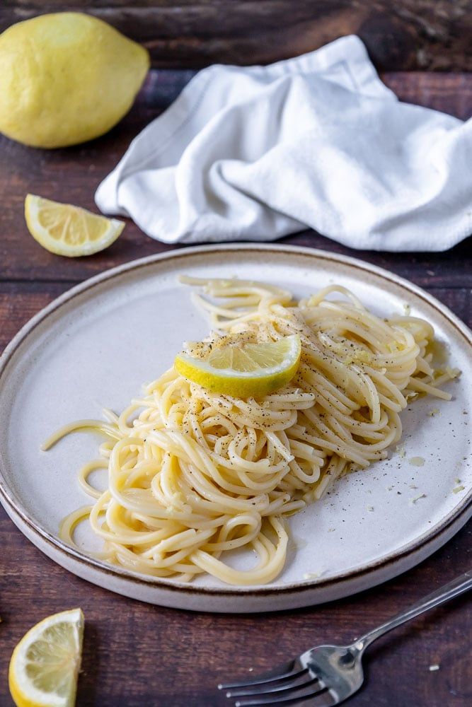 tagliolini al limone